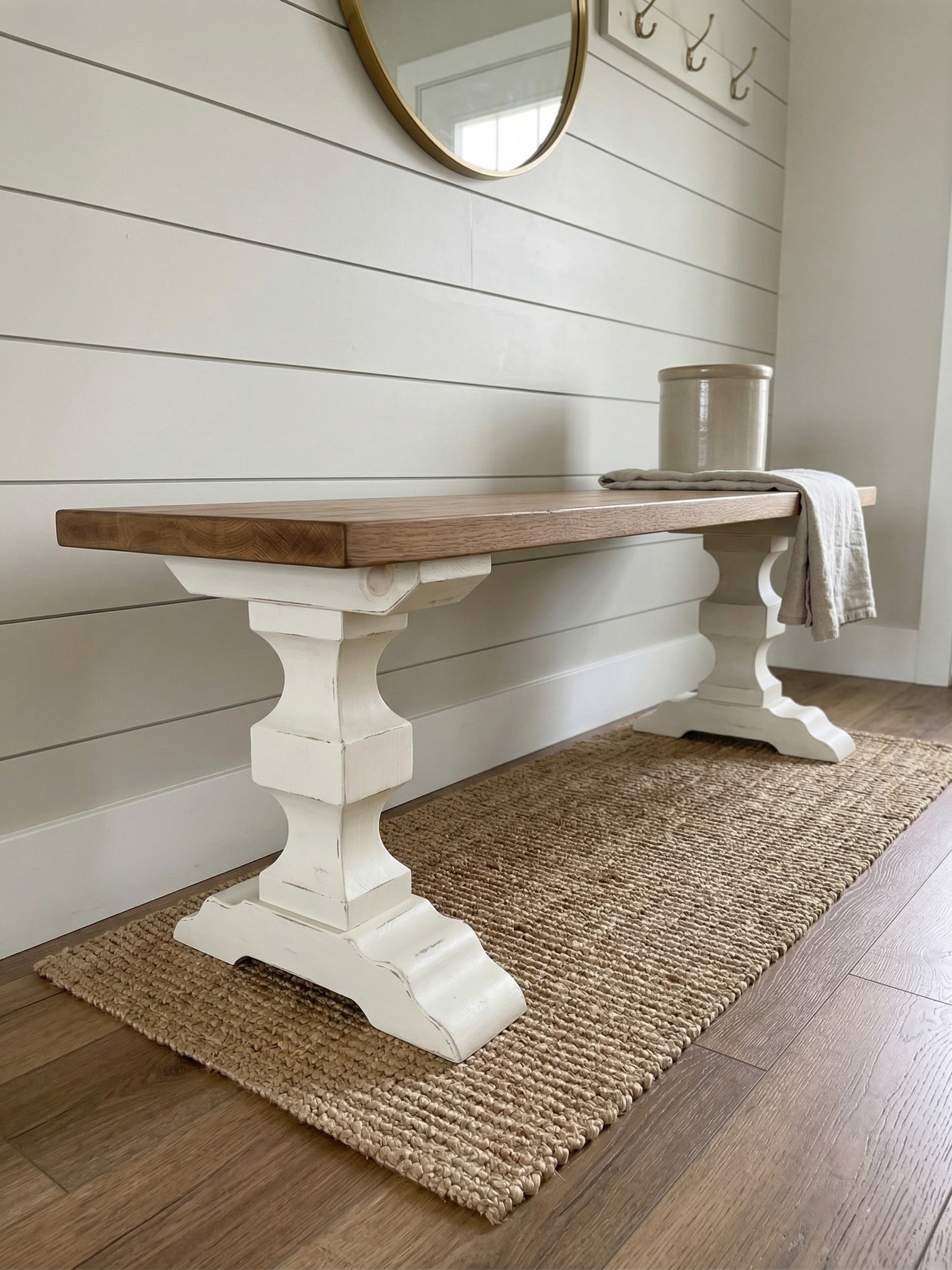 Chalice Pedestal Bench Legs