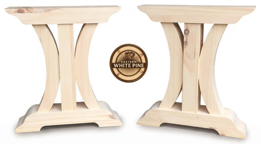 Crescent Trestle Bench Legs