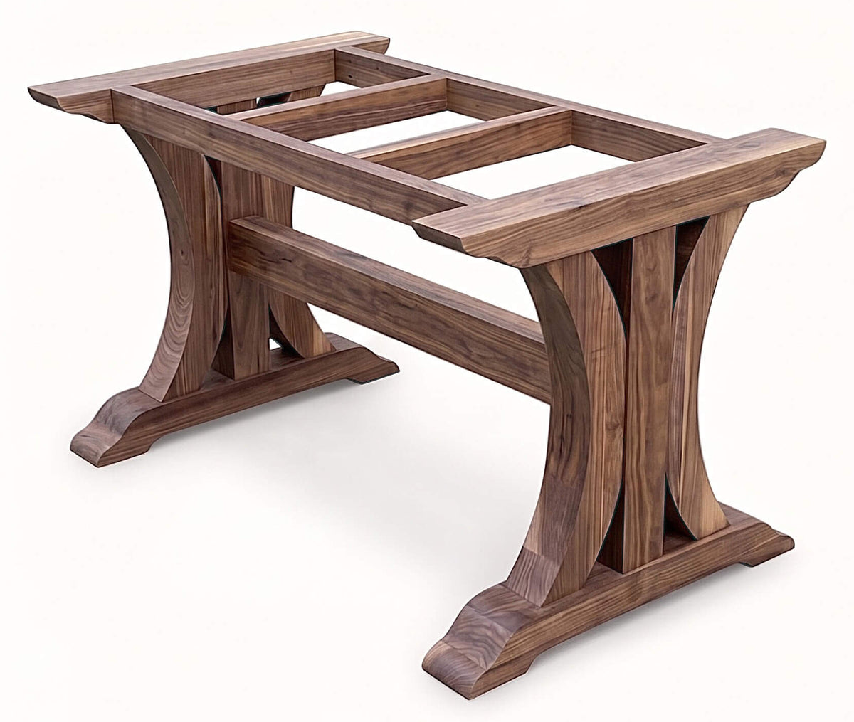 Crescent Trestle Complete Table Frame