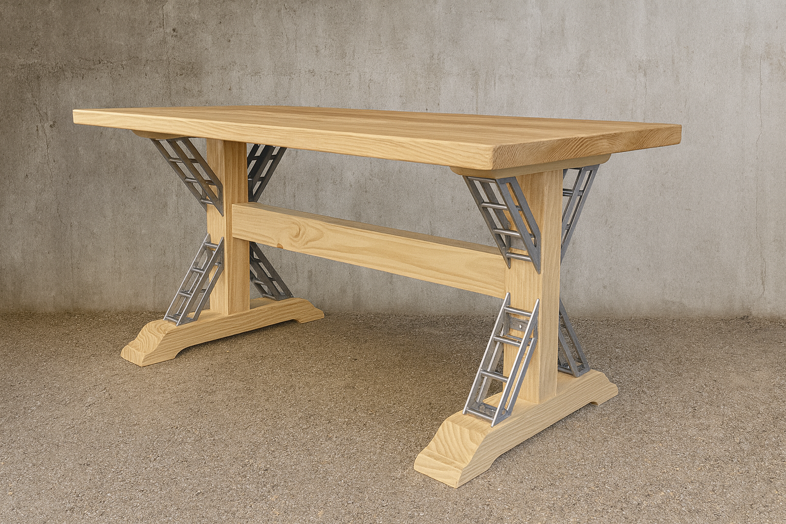 Industrial Trestle Table Legs