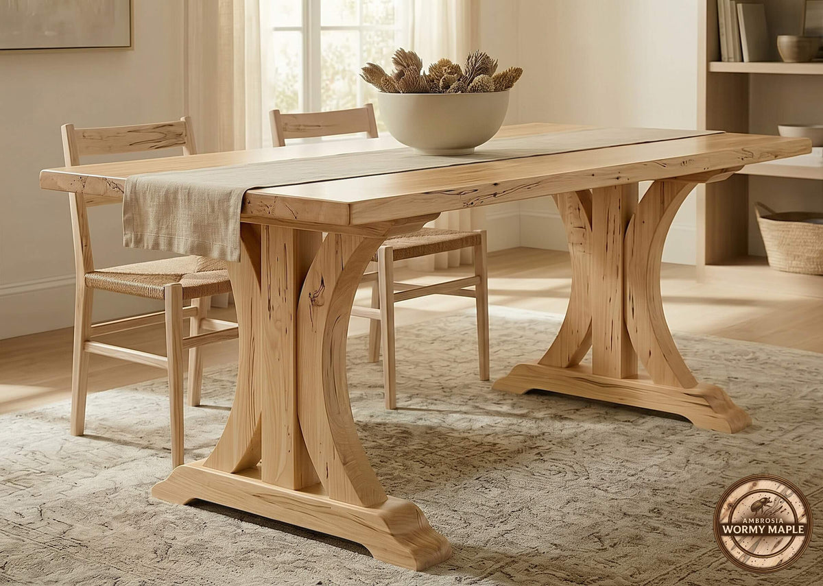 Crescent Trestle Complete Table Frame