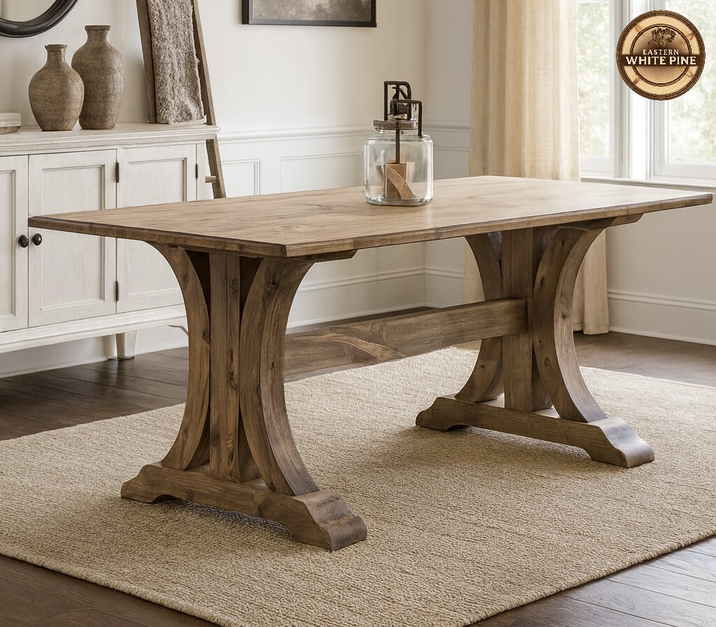 Crescent Trestle Complete Table Frame