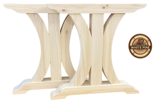 Crescent Trestle Table Legs