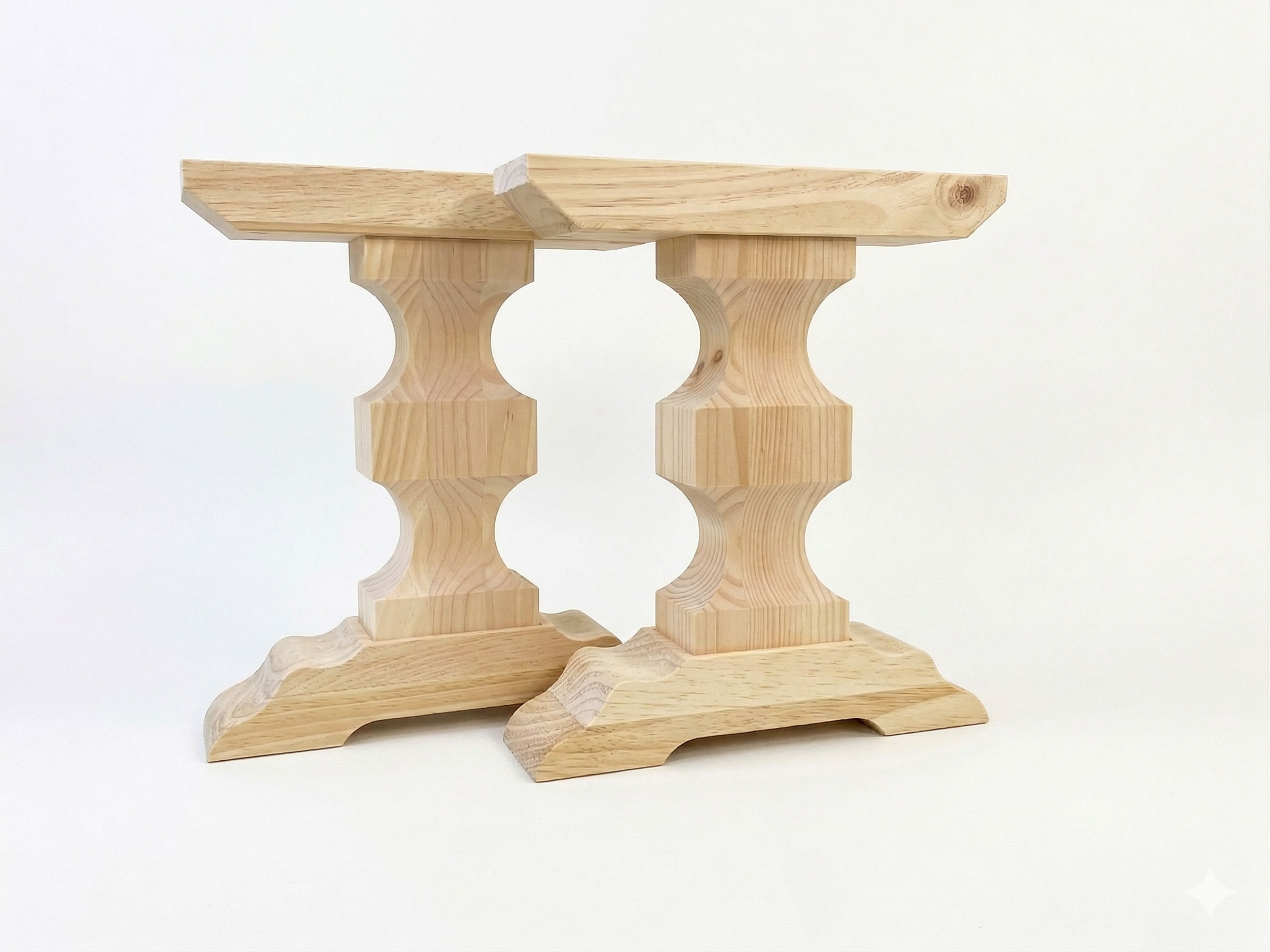 Chalice Pedestal Bench Legs
