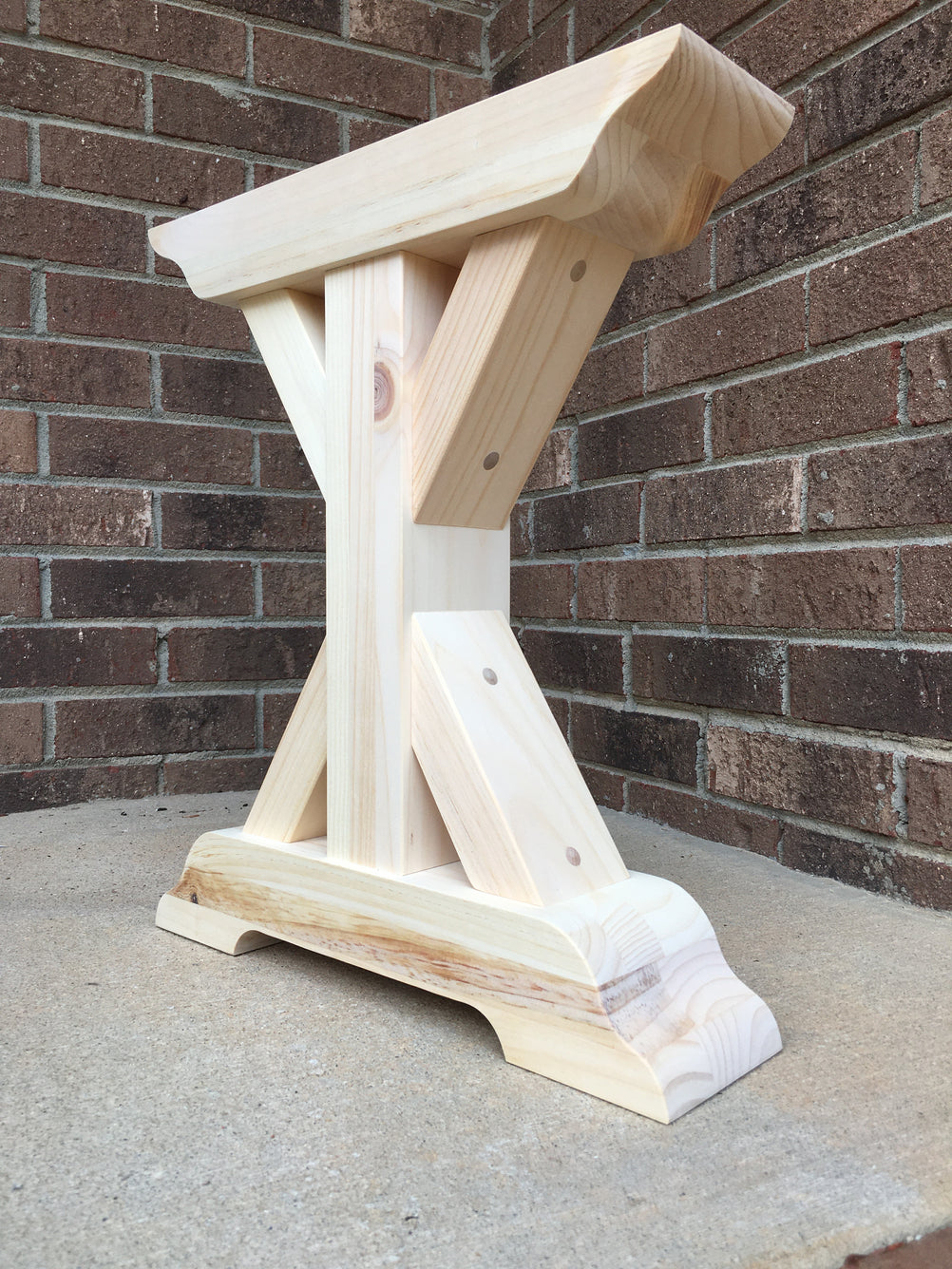 Seamless Trestle Bench Legs