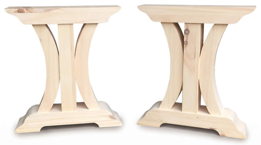 Crescent Trestle Bench Legs