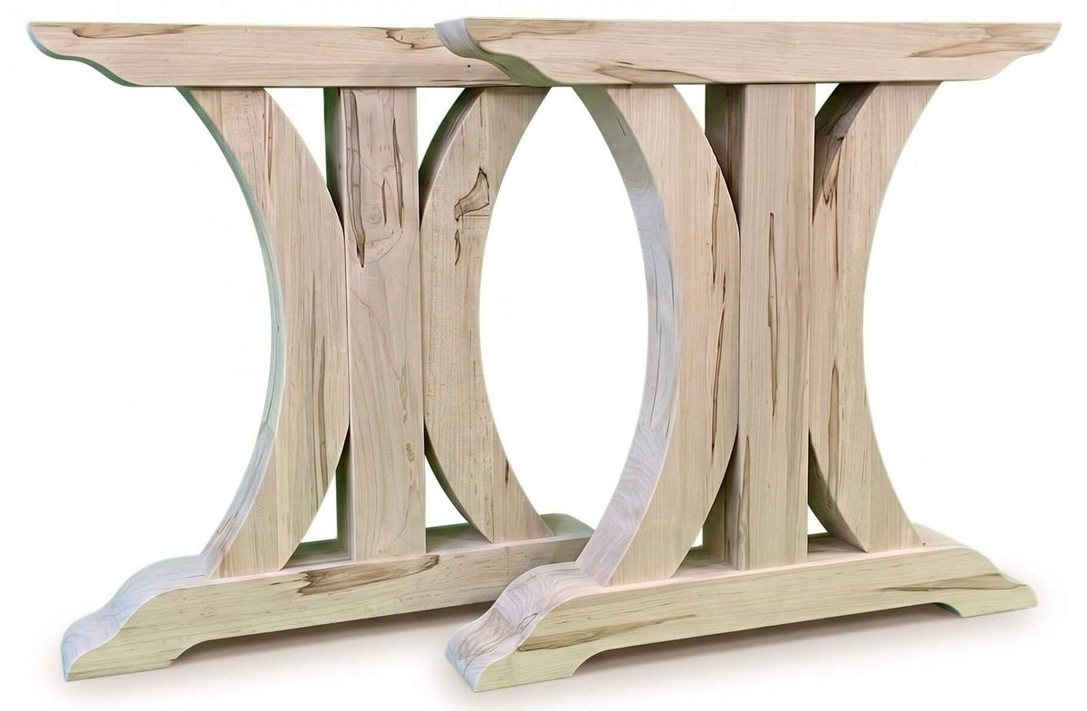 Crescent Trestle Complete Table Frame