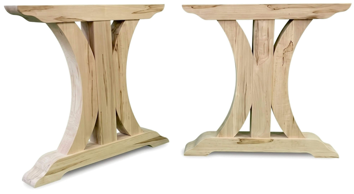 Crescent Trestle Complete Table Frame