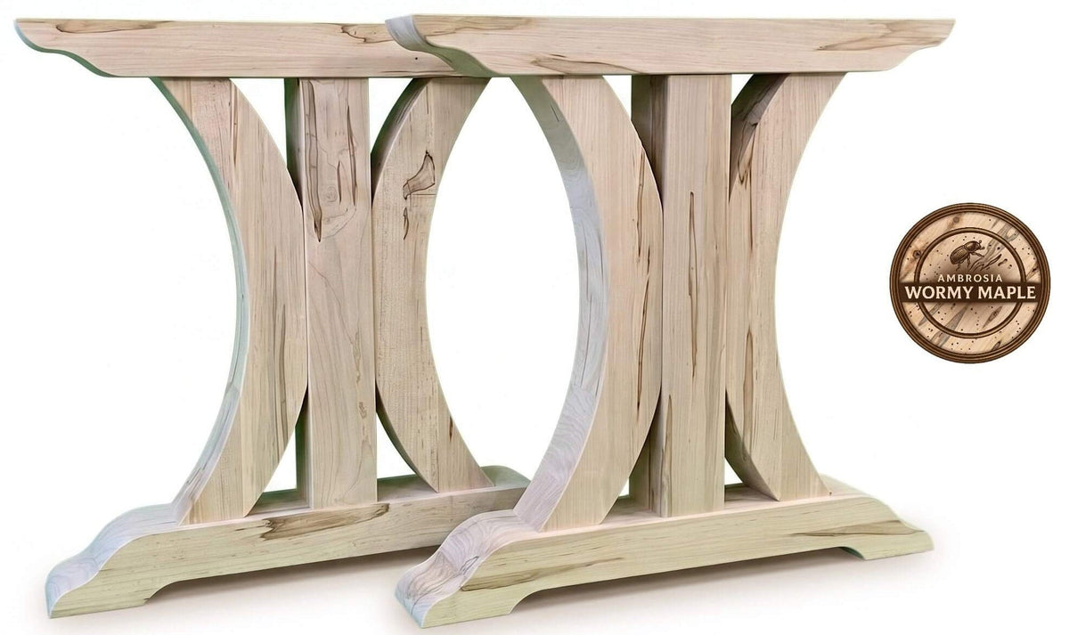 Crescent Trestle Complete Table Frame