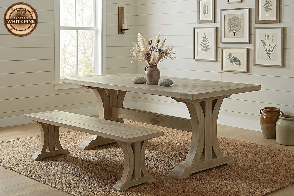 Crescent Trestle Complete Table Frame