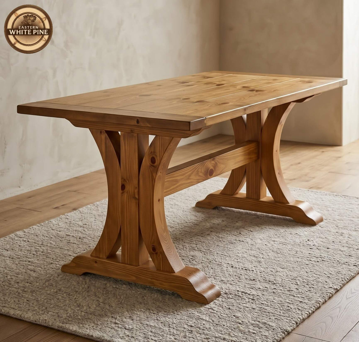 Crescent Trestle Complete Table Frame