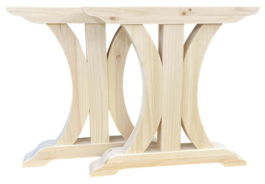Crescent Trestle Table Legs