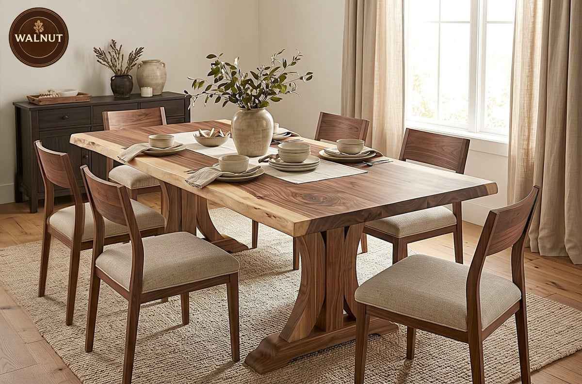 Crescent Trestle Complete Table Frame