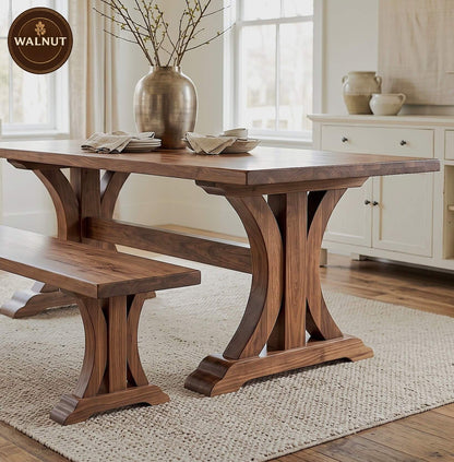 Crescent Trestle Complete Table Frame