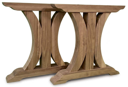 Crescent Trestle Complete Table Frame
