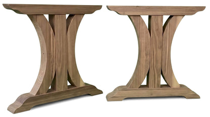 Crescent Trestle Complete Table Frame