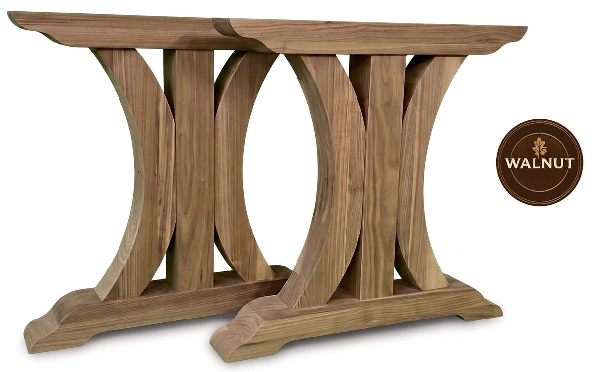 Crescent Trestle Complete Table Frame