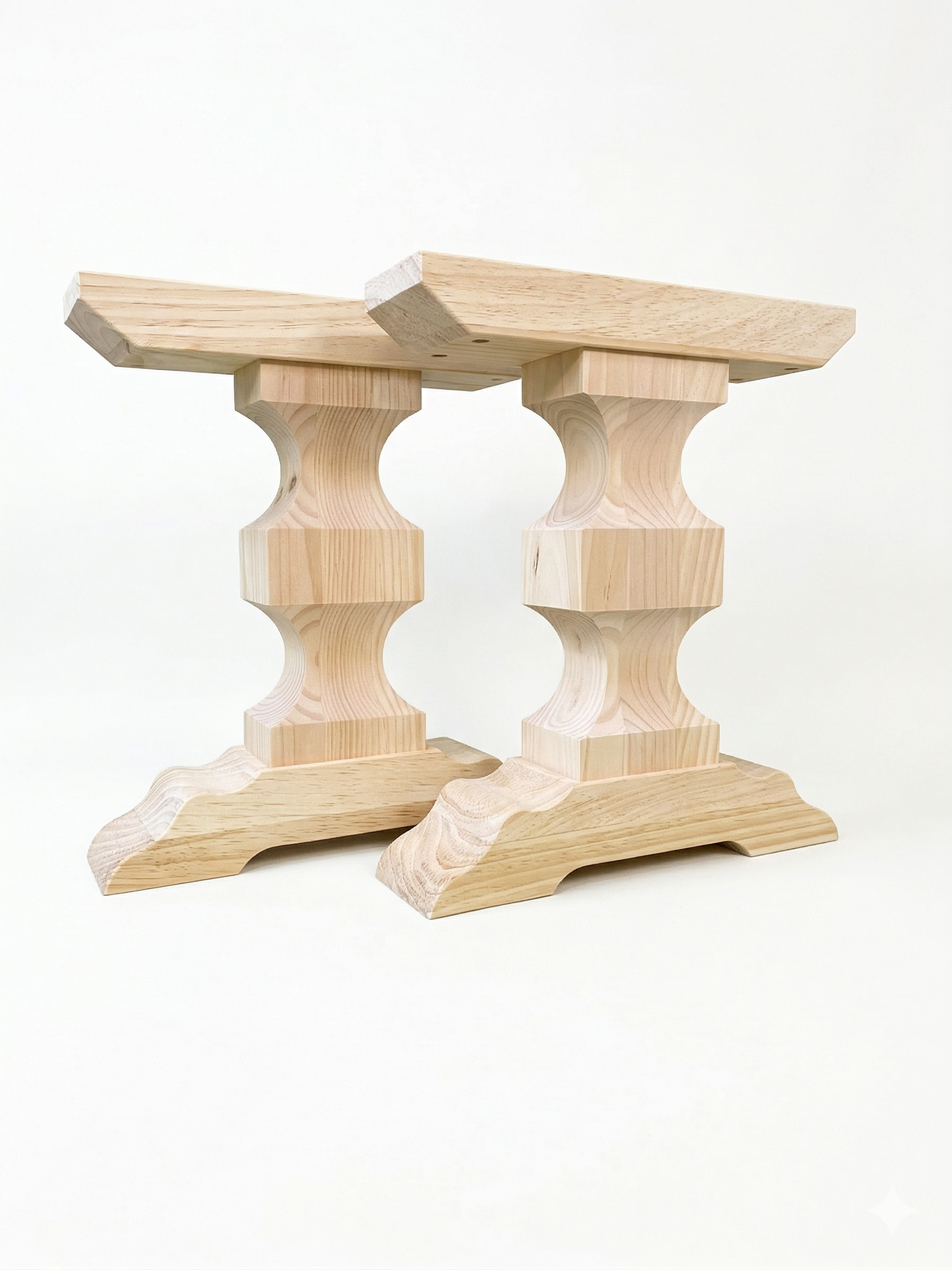 Chalice Pedestal Bench Legs
