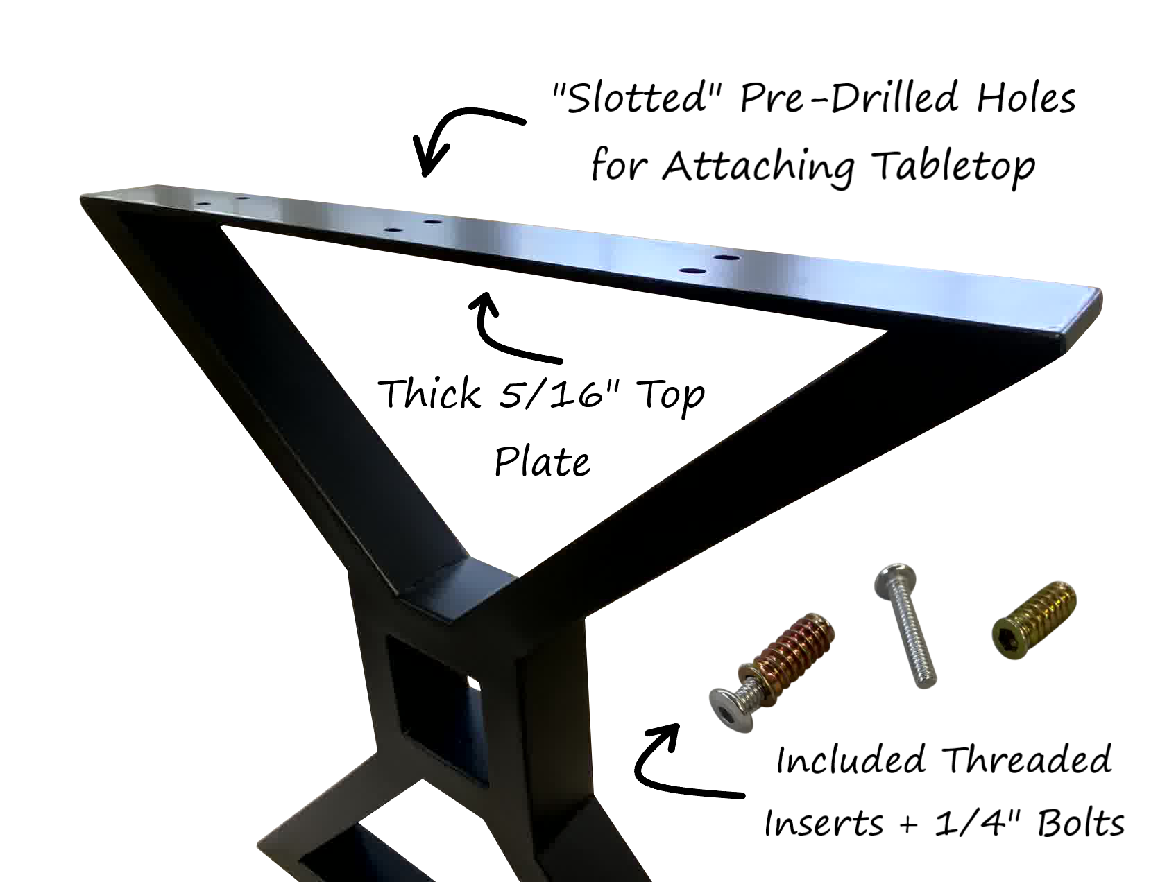 Metal X Table Legs