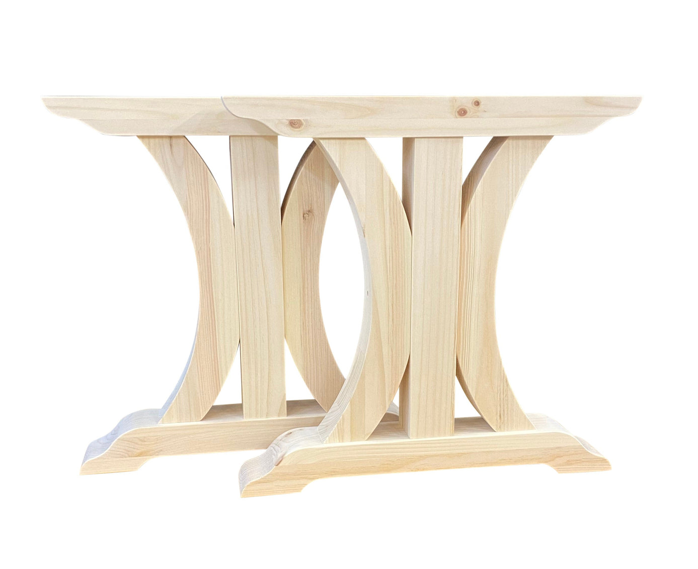 Crescent Trestle Table Legs