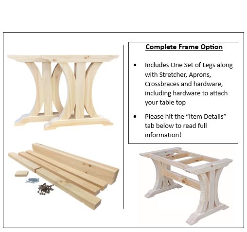 Complete Crescent Trestle Frame