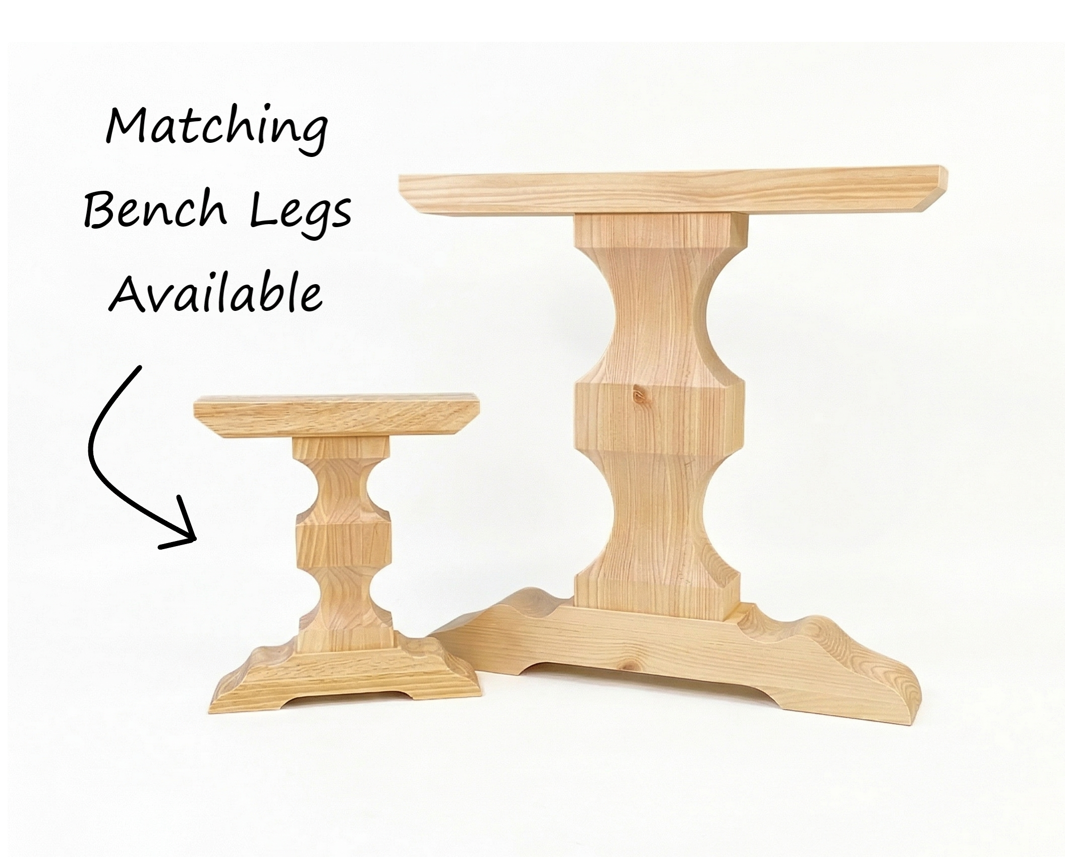 Chalice Pedestal Table Legs