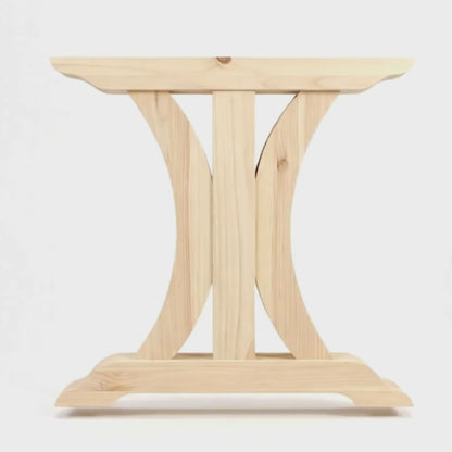 Crescent Trestle Complete Table Frame