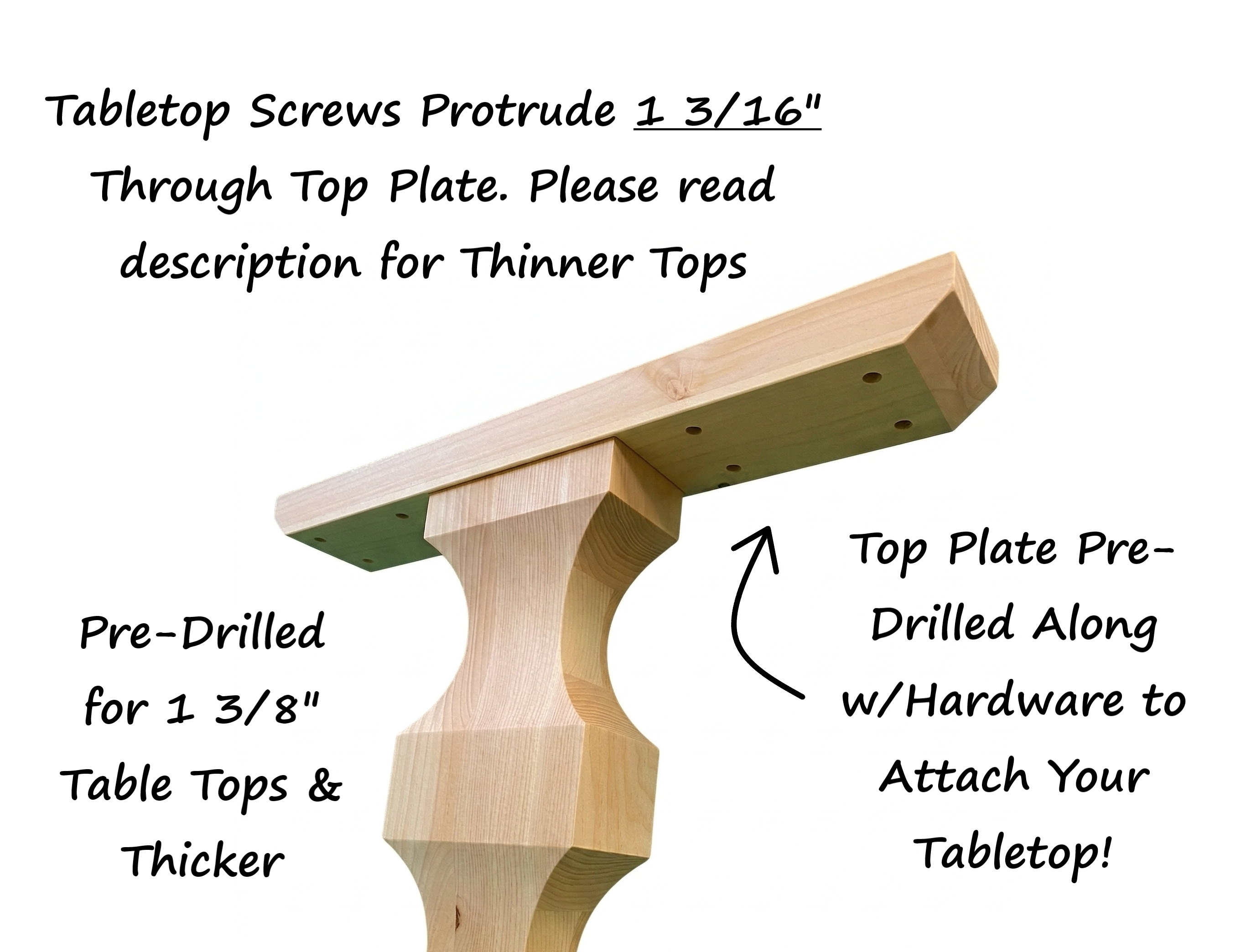 Chalice Pedestal Table Legs