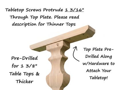 Tulip Pedestal Table Legs