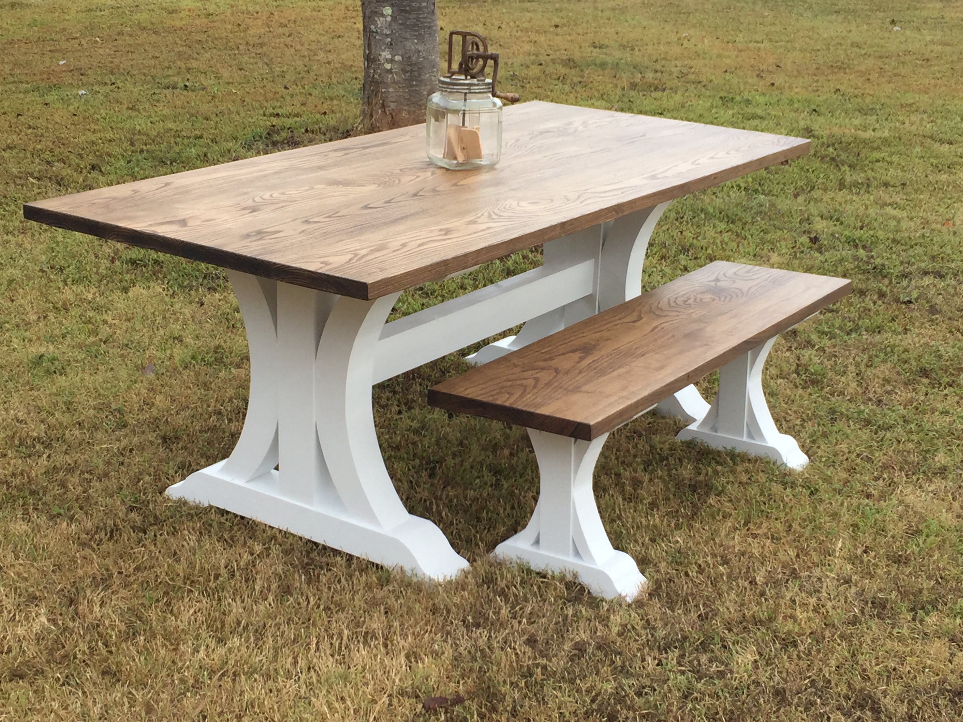 Crescent Trestle Table Legs