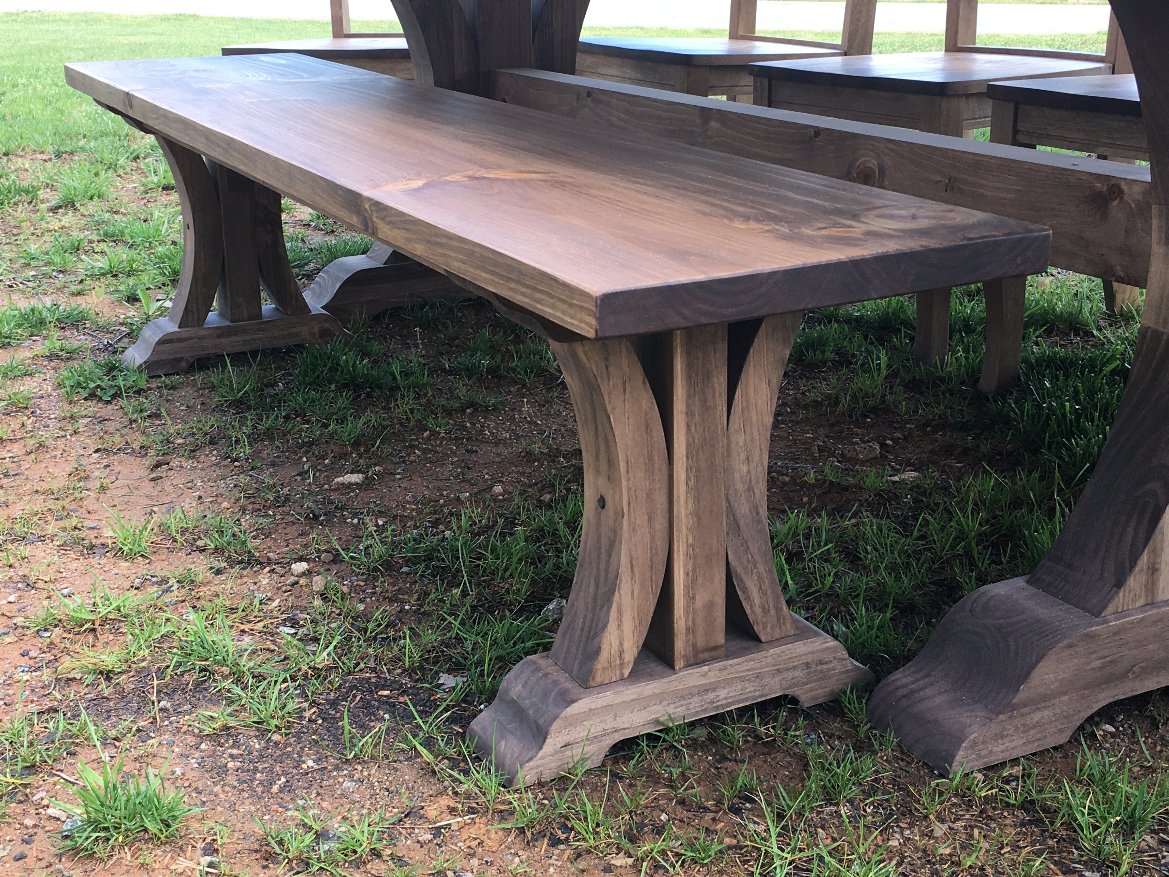 Crescent Trestle Table Legs