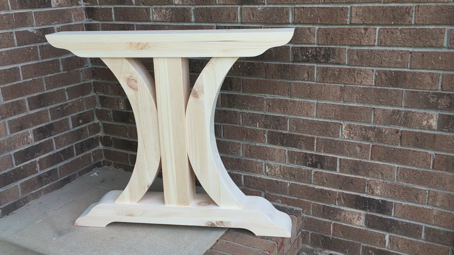 Crescent Trestle Table Legs